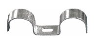 Double clamp for wall side fixation