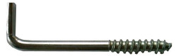 Hook with wood screw