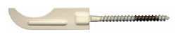 Set wood fixation dowel with bracket for radiators