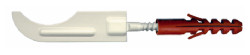 Set wood fixation dowel with bracket for radiators