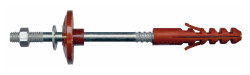 Fixation set for boilers with fixation spangle