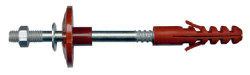 Fixation set for porcelain wash basins