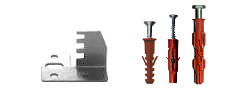 Bracket for radiators